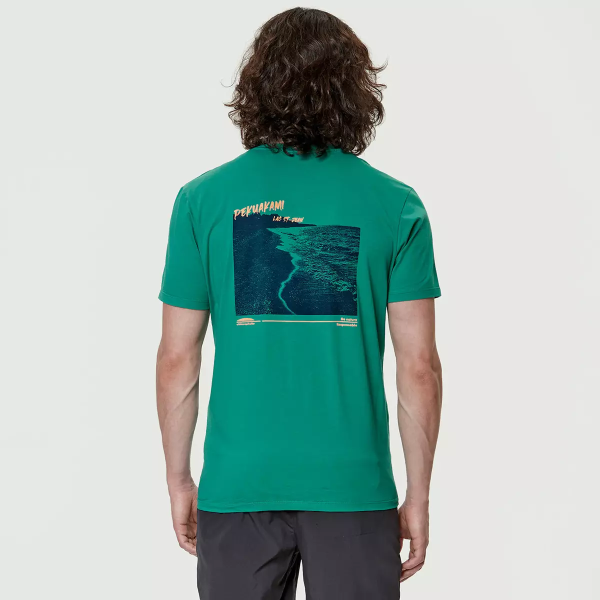 Lac St-Jean - T-shirt En Coton Bio Pour Homme 2 Lac St-Jean - T-shirt En Coton Bio Pour Homme - Image 2