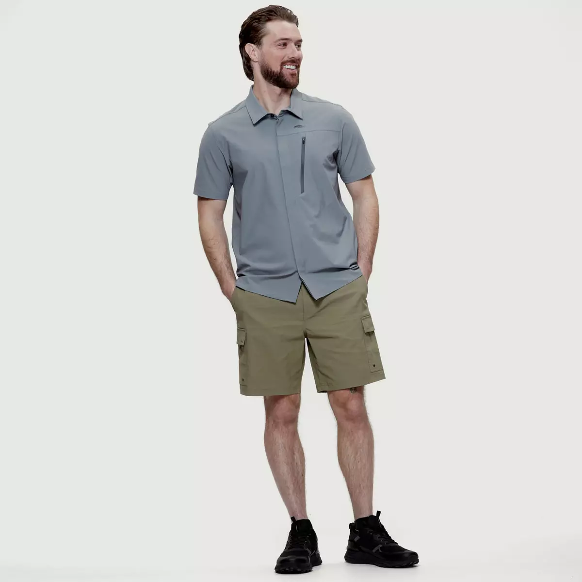 Ora - Chemise à Manches Courtes Extensible - Homme 8 Ora - Chemise à Manches Courtes Extensible - Homme - Image 8