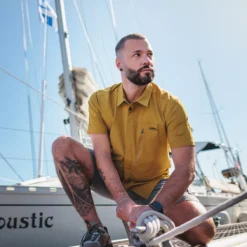 Ora - Chemise à Manches Courtes Extensible - Homme 25 Ora - Chemise à Manches Courtes Extensible - Homme -Modee Pure Soldes Magasin 16779 ecroli 5