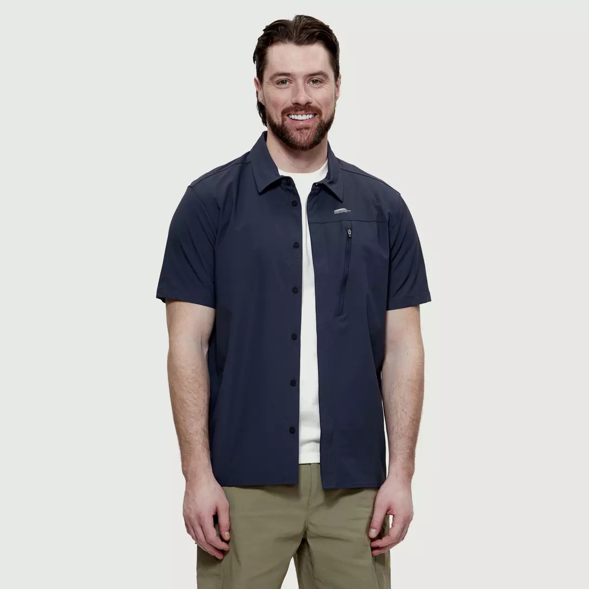 Ora - Chemise à Manches Courtes Extensible - Homme 2 Ora - Chemise à Manches Courtes Extensible - Homme - Image 2