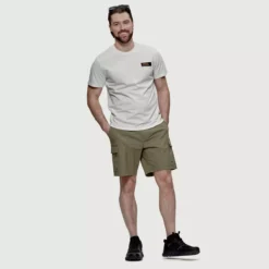 Chloro Classique - T-shirt En Coton Bio Homme -Modee Pure Soldes Magasin 16785 GREIGE 2