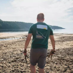 Soleil - T-shirt En Coton Bio Pour Homme -Modee Pure Soldes Magasin 16788 SPRUCE 5