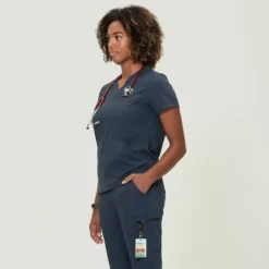 Chemise - Uniforme D'infirmière -Modee Pure Soldes Magasin 17844 bluecl 2