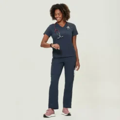 Chemise - Uniforme D'infirmière -Modee Pure Soldes Magasin 17844 bluecl 4