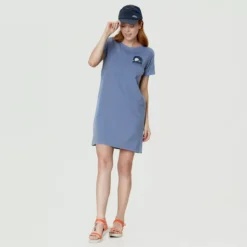 Chloro - Robe T-shirt écologique 21 Chloro - Robe T-shirt écologique -Modee Pure Soldes Magasin 17882 bluhaz 2