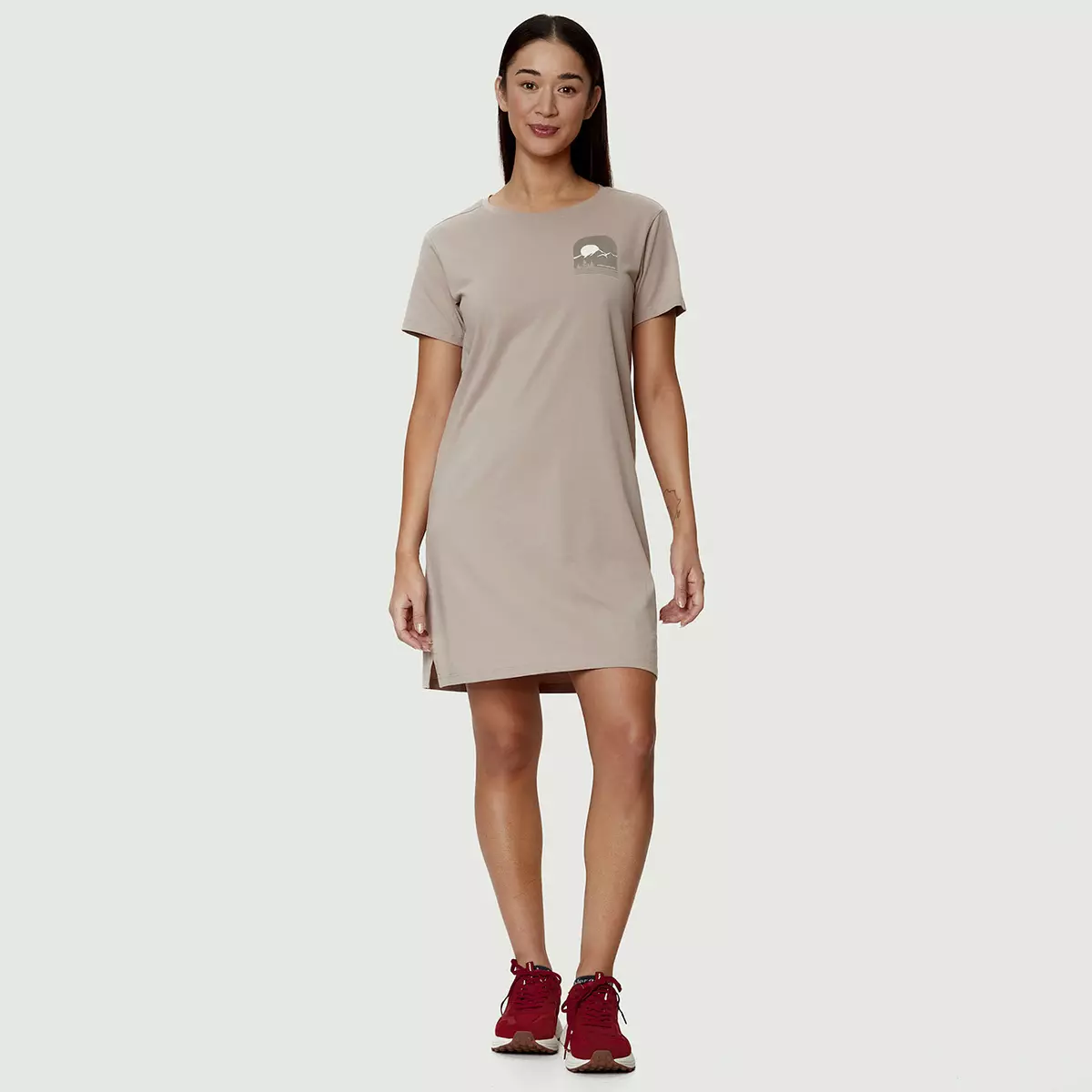 Chloro - Robe T-shirt écologique 2 Chloro - Robe T-shirt écologique - Image 2