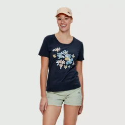 Fleur - T-shirt En Coton Biologique Pour Femme