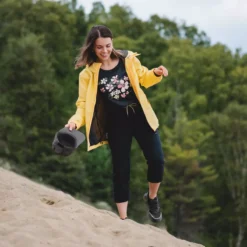 Fleur - T-shirt En Coton Biologique Pour Femme -Modee Pure Soldes Magasin 17896 heabla 5