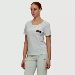 Chloro Classique - T-shirt En Coton Bio Femme -Modee Pure Soldes Magasin 17898 GREIGE 1