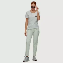 Chloro Classique - T-shirt En Coton Bio Femme -Modee Pure Soldes Magasin 17898 GREIGE 2