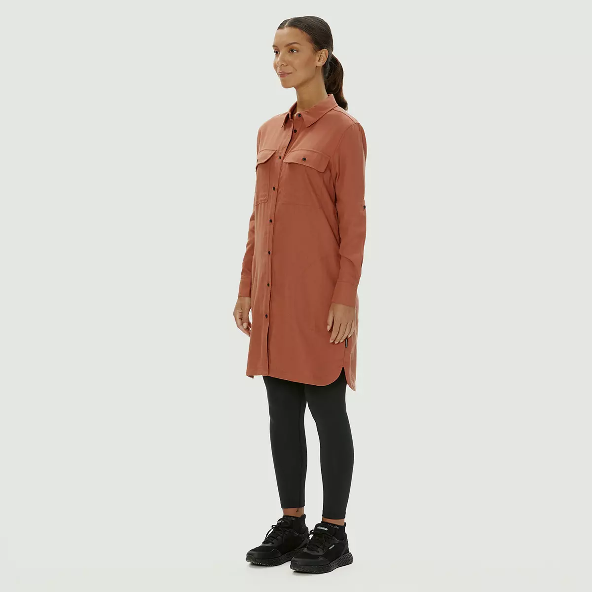 Mégan - Robe-chemise En Flanelle Pour Femme 3 Mégan - Robe-chemise En Flanelle Pour Femme - Image 3