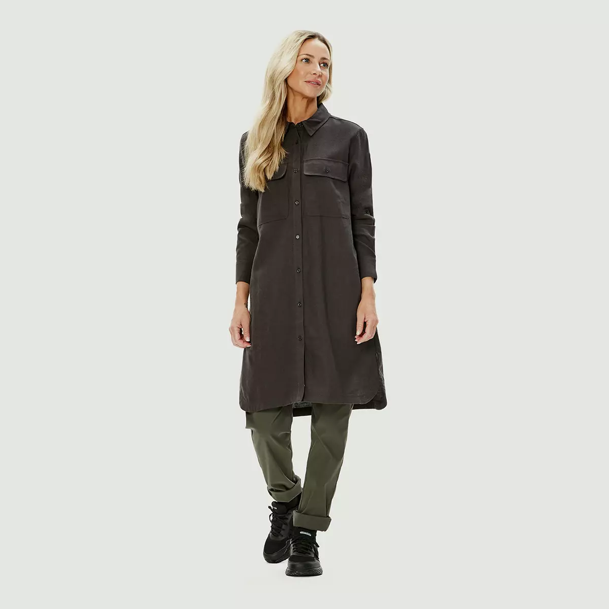 Mégan - Robe-chemise En Flanelle Pour Femme 6 Mégan - Robe-chemise En Flanelle Pour Femme - Image 6