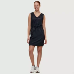 Escale - Robe Sans Manches En Polyester Biodégradable Pour Femme -Modee Pure Soldes Magasin 18131 raven
