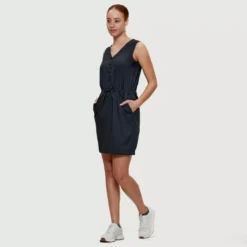 Escale - Robe Sans Manches En Polyester Biodégradable Pour Femme -Modee Pure Soldes Magasin 18131 raven 1