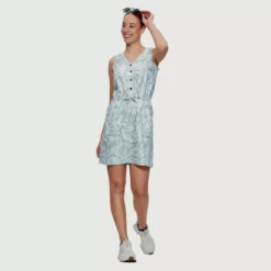 Escale - Robe Sans Manches En Polyester Biodégradable Pour Femme -Modee Pure Soldes Magasin 18131 wisktro 2