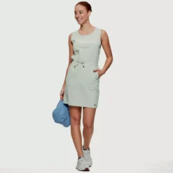 Allyson - Robe Sans Manches Pour Femme -Modee Pure Soldes Magasin 18140 alfalfa 2