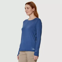 LTP - Chandail Manches Longues Anti-UV Femme -Modee Pure Soldes Magasin 18205 OUTREMER 1