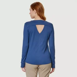 LTP - Chandail Manches Longues Anti-UV Femme -Modee Pure Soldes Magasin 18205 OUTREMER 3