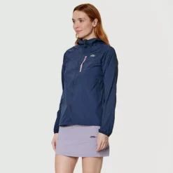 Banff - Manteau Coupe-vent à Capuchon Pour Femme -Modee Pure Soldes Magasin 18208 NAVY 1