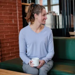 Déa - Chandail à Col En V Pour Femme -Modee Pure Soldes Magasin 18218 hewisk 6