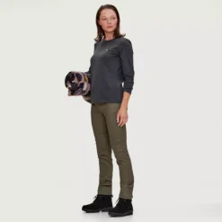 T-chloro - Chandail En Coton Bio Manches Longues Femme 12 T-chloro - Chandail En Coton Bio Manches Longues Femme -Modee Pure Soldes Magasin 18223 raven 2