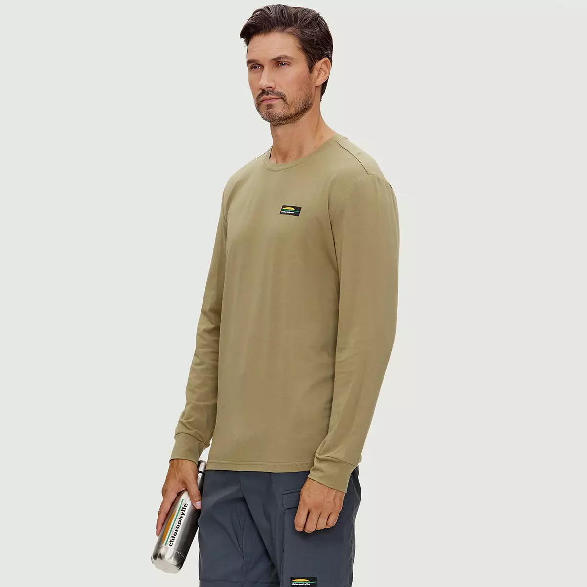 T-chloro - T-shirt En Coton Bio Manches Longues Homme 4 T-chloro - T-shirt En Coton Bio Manches Longues Homme - Image 4