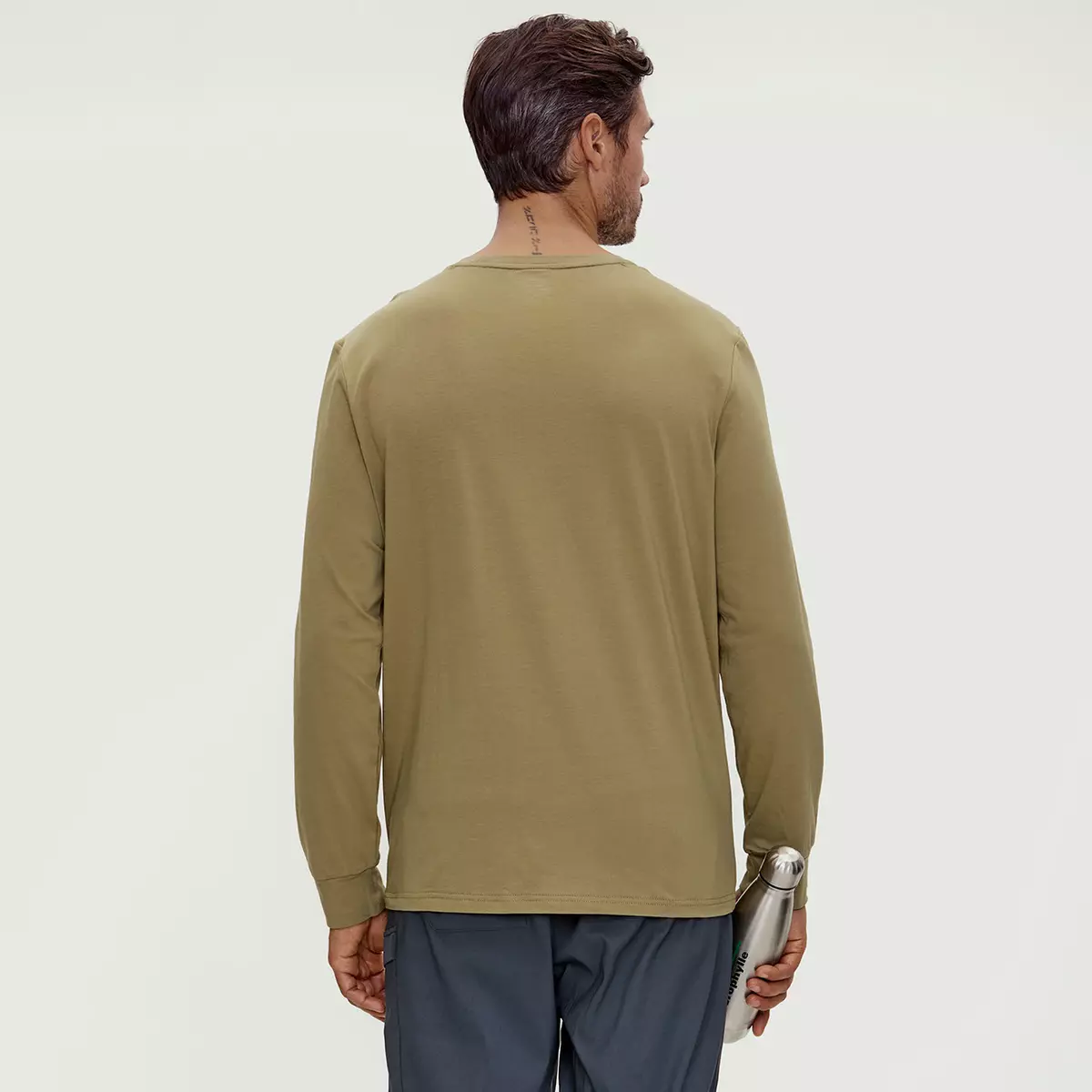 T-chloro - T-shirt En Coton Bio Manches Longues Homme 10 T-chloro - T-shirt En Coton Bio Manches Longues Homme - Image 10