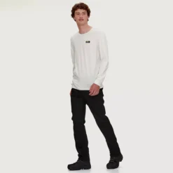 T-chloro - T-shirt En Coton Bio Manches Longues Homme 15 T-chloro - T-shirt En Coton Bio Manches Longues Homme -Modee Pure Soldes Magasin 18408 IVORY 2