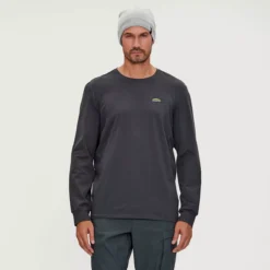 T-chloro - T-shirt En Coton Bio Manches Longues Homme 12 T-chloro - T-shirt En Coton Bio Manches Longues Homme -Modee Pure Soldes Magasin 18408 raven