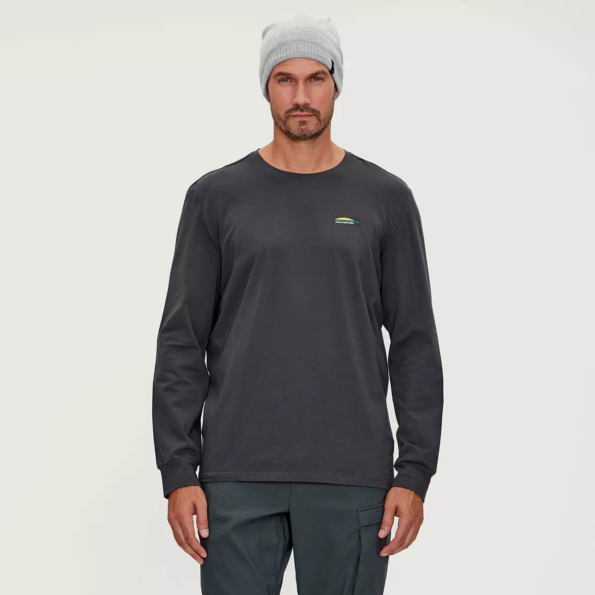 T-chloro - T-shirt En Coton Bio Manches Longues Homme 2 T-chloro - T-shirt En Coton Bio Manches Longues Homme - Image 2