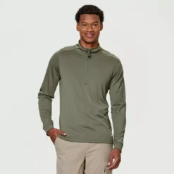 LTP - Chandail Manches Longues Anti-UV Homme -Modee Pure Soldes Magasin 18409 hemlock