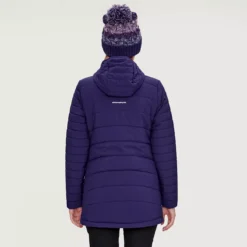 Prima - Manteau 3/4 Matelassé Compressible Femme -Modee Pure Soldes Magasin 62485 petun 3