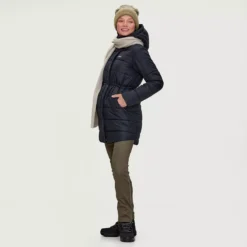 Louisa - Manteau Isolé Mi-long à Capuche Femme -Modee Pure Soldes Magasin 62486 purebl 2