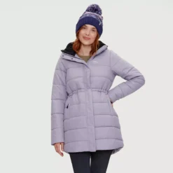 Louisa - Manteau Isolé Mi-long à Capuche Femme -Modee Pure Soldes Magasin 62486 pursha