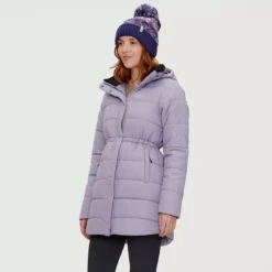 Louisa - Manteau Isolé Mi-long à Capuche Femme -Modee Pure Soldes Magasin 62486 pursha 1