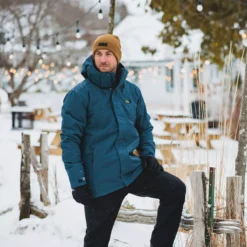 Matagami - Manteau Isolé à Capuchon Pour Homme -Modee Pure Soldes Magasin 66639 MIDNIG 6