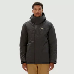Matagami - Manteau Isolé à Capuchon Pour Homme -Modee Pure Soldes Magasin 66639 raven