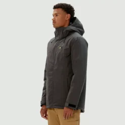 Matagami - Manteau Isolé à Capuchon Pour Homme -Modee Pure Soldes Magasin 66639 raven 1