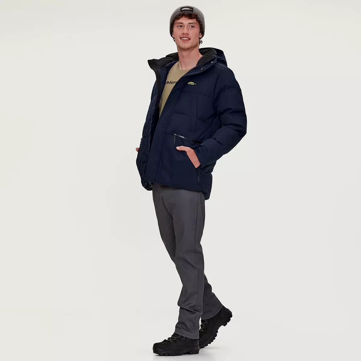 Foster - Parka Matelassé En Duvet Pour Homme 4 Foster - Parka Matelassé En Duvet Pour Homme - Image 4