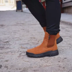 Anna - Bottes D'hiver écoresponsable -Modee Pure Soldes Magasin 72057 TAN 5